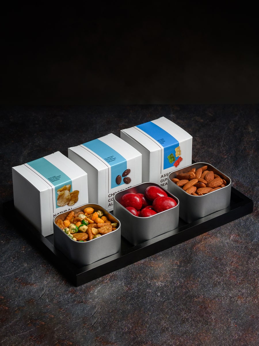 Torn Ranch Hotel Minibar Tuxedo Boxes and Window Tins